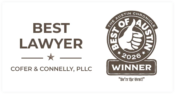 Cofer & Connelly voted Best of Austin 2024 by The Austin Chronicle